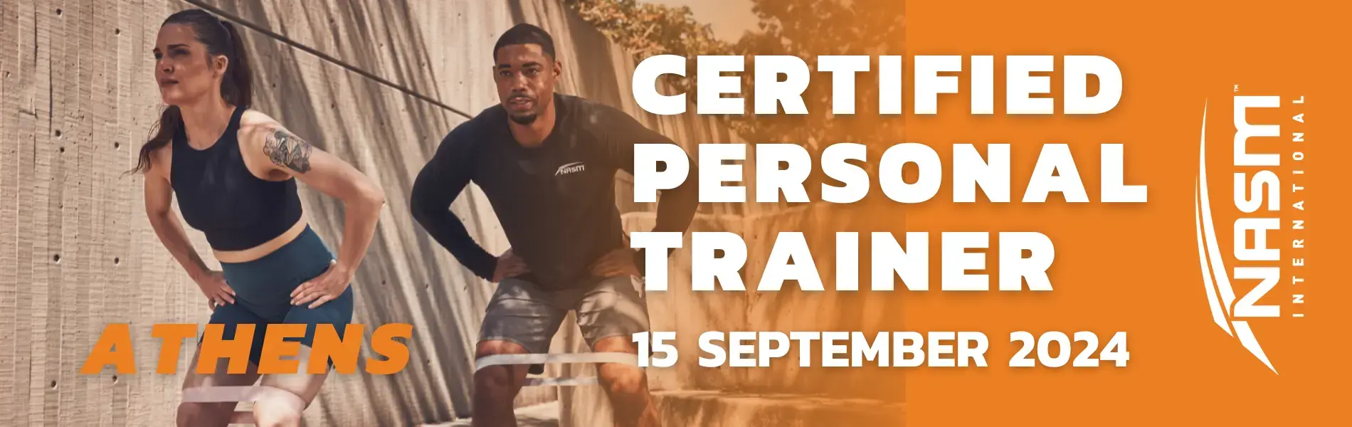 Certified Personal Trainer by NASM ATHENS WORKSHOP