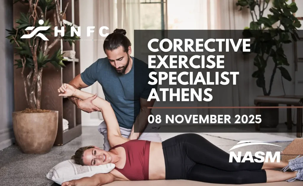 a man stretching a woman doing corrective exercise