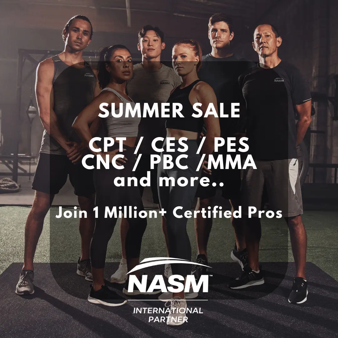 NASM SUMMER OFFERS