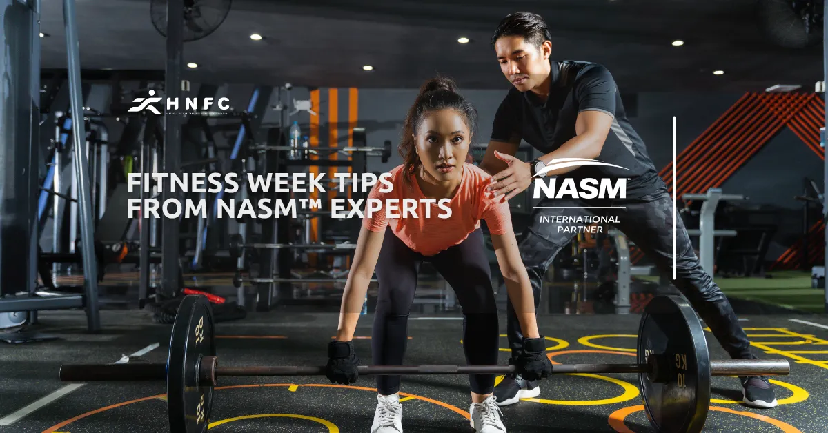 Fitness week tips from NASM™ experts